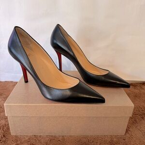 Christian Louboutin Apostrophy Pointed Toe Pump Size EU 38